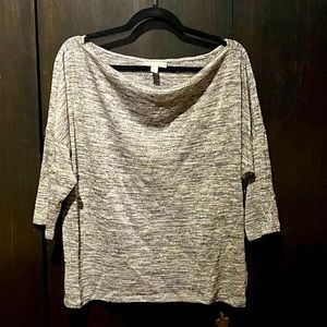 Dana Buchman shimmery 3/4 sleeve top L
